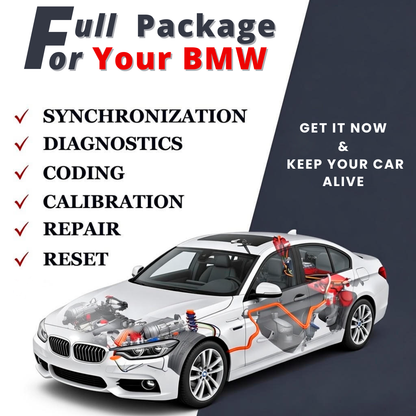 Full Repair Tools fits BMW 1999-2024. Diagnostic & Coding, Reset