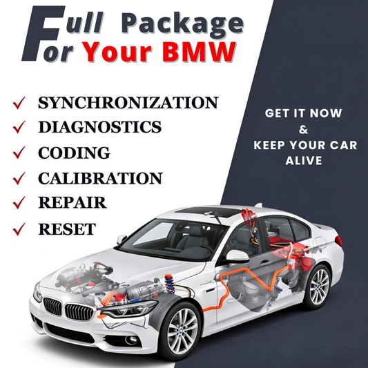 Full Repair Tools fits BMW 1999-2024. Diagnostic & Coding, Reset